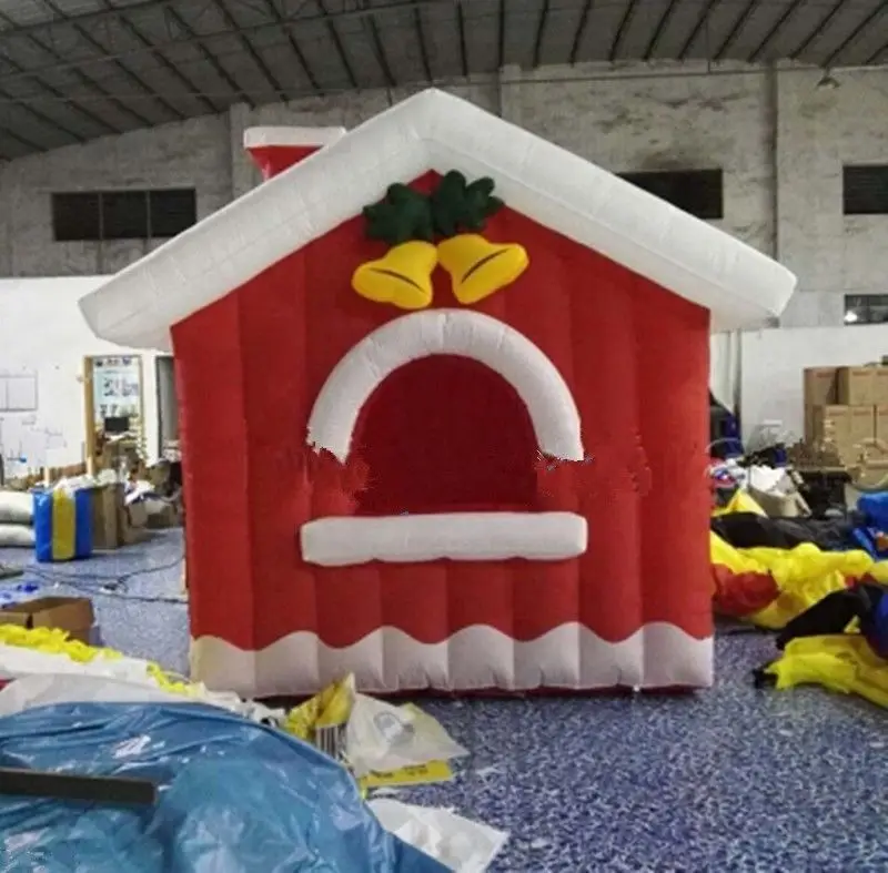 

Customize Beautiful Santa Inflatable Christmas House For Celebrating Christmas ch topy