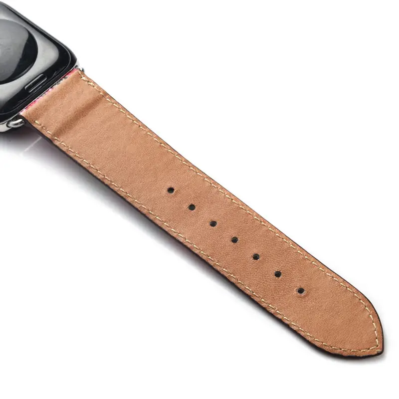 

Luxury Leather Watchbands 41 45 mm For iWatch Series 7/6/SE/5/4/3/2/1 Watch Strap Wrist Bands Fashion Accessories