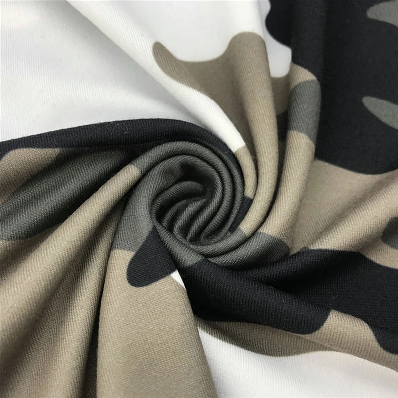 

hirigin 2020 Women Button Down T Shirts Casual Camouflage Print V-Neck Basic Short Sleeve Tops