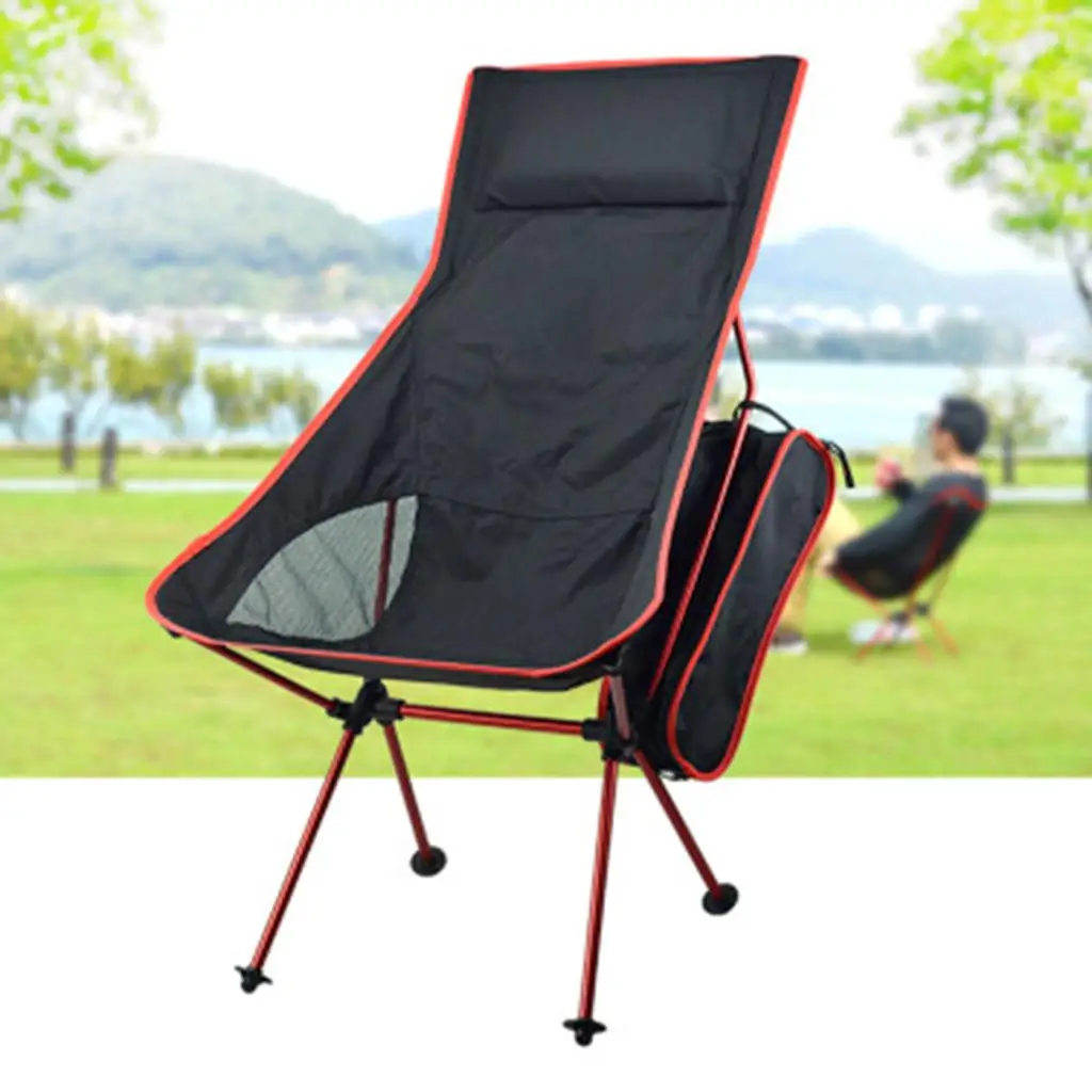 Складное рыболовное кресло стул для путешествий сверхпрочный с высокой