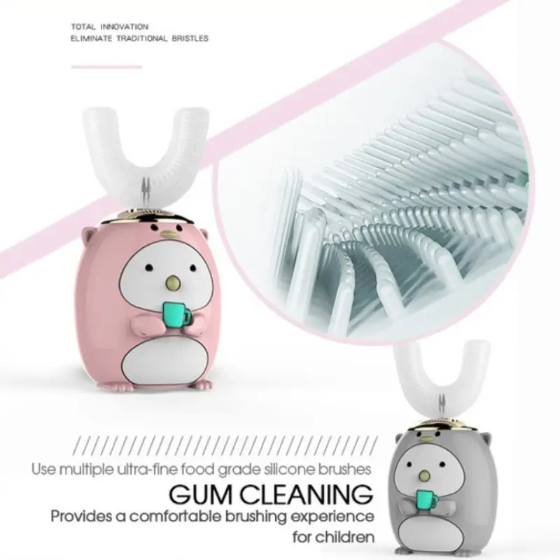 

360 Degrees Electric Toothbrush Kids Automatic Ultrasonic Teeth Brush Children