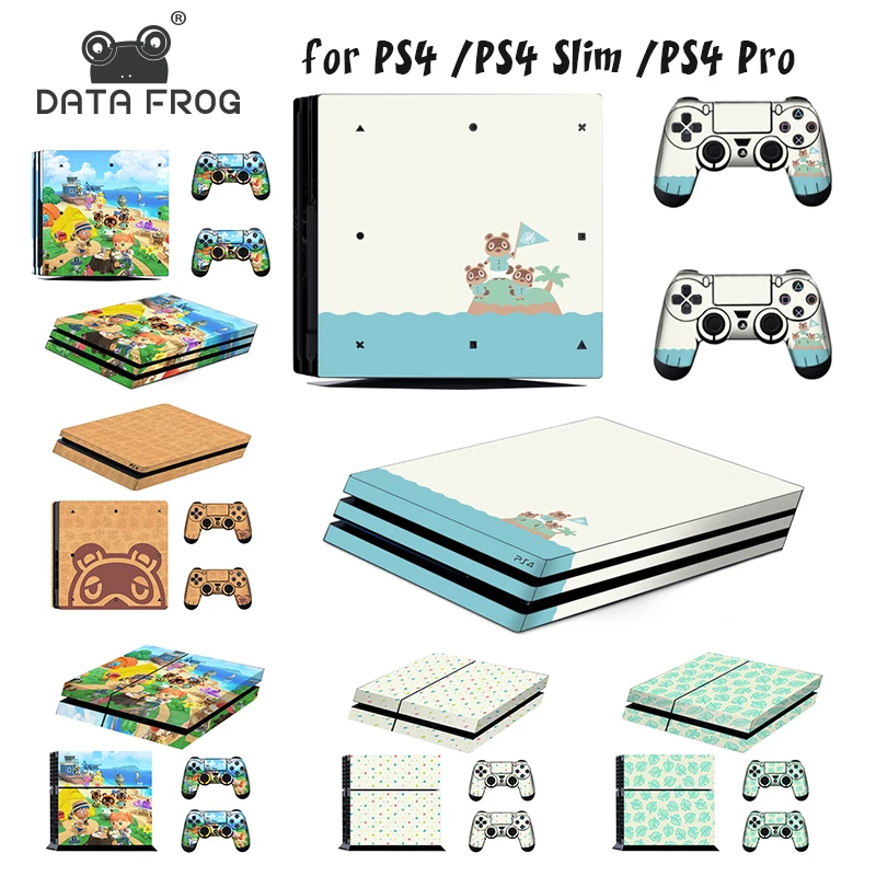 Данные лягушка животное пересечение Полное покрытие стикер кожи для PS4 консоль с