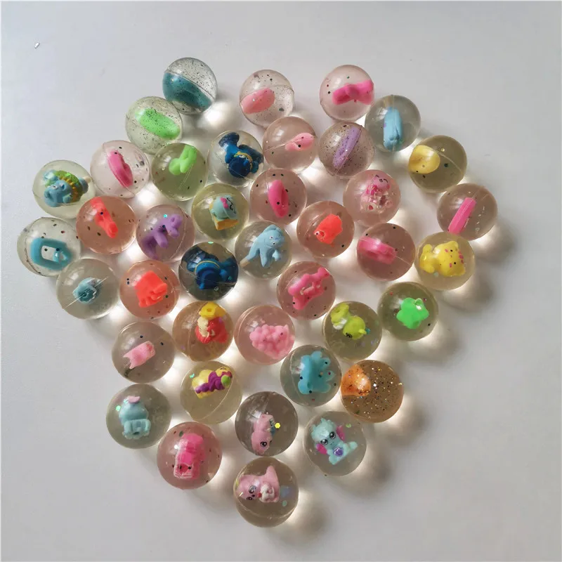 

10pcs Colored Bouncing Ball Rubber Outdoor Toys Kids Sport Games Elastic Doll Animals Juggling Jumping Balls Children Toy Ball