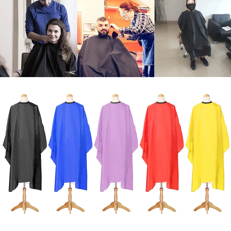 

Antistatic Hairdresser Apron Hair Cut Cape Hairdress Gown Cape Hair Salon Barber Waterproof Haircut Styling Cover Barber Apron