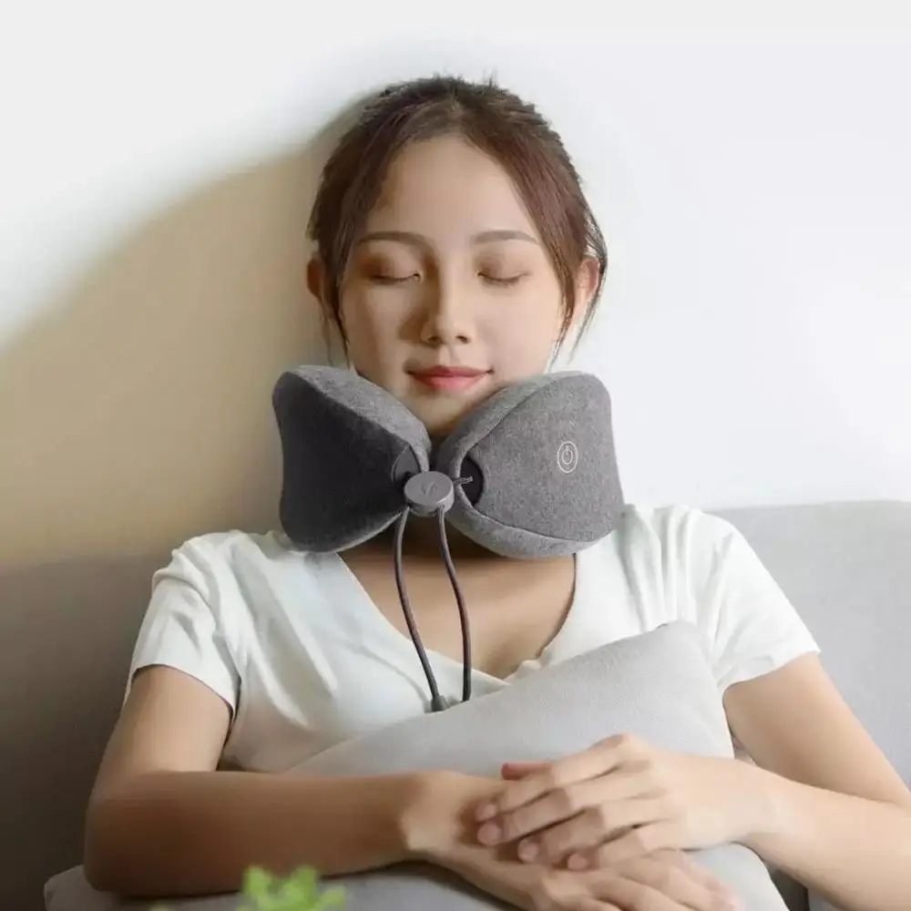 Xiaomi LeFan массаж шеи сна u-образная подушка для шеи Расслабляющая мышечная терапия массажер подушка для сна для офиса дома и путешествий