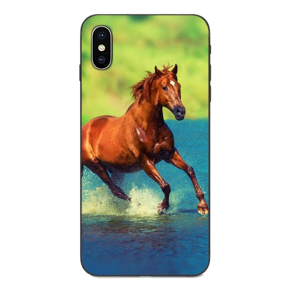 Лошади для Huawei nova 2 2S 3i 4 4e 5i Y3 Y5 II Y6 Y7 Y9 Lite Plus Prime Pro 2017 2018 2019 ТПУ чехол с изображением |