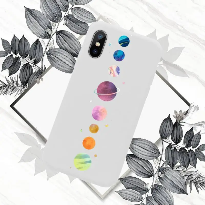 

Starry Universe Phone Case Phone Case Candy Color for iPhone 11 12 mini pro XS MAX 8 7 6 6S Plus X SE 2020 XR