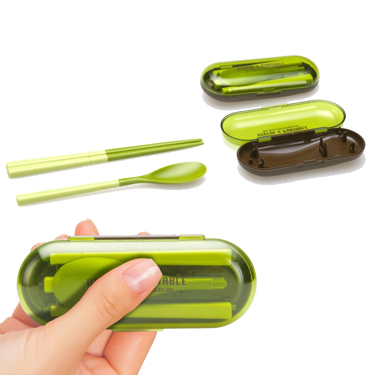 Горячая Распродажа набор из трех предметов портативная посуда со складной