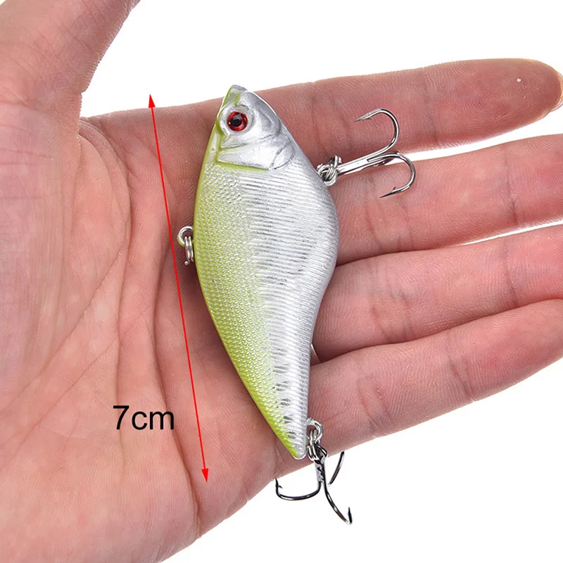 1PCS/lot Fishing Lure Minnow Hard Bait with 3 Hooks Tackle | Спорт и развлечения