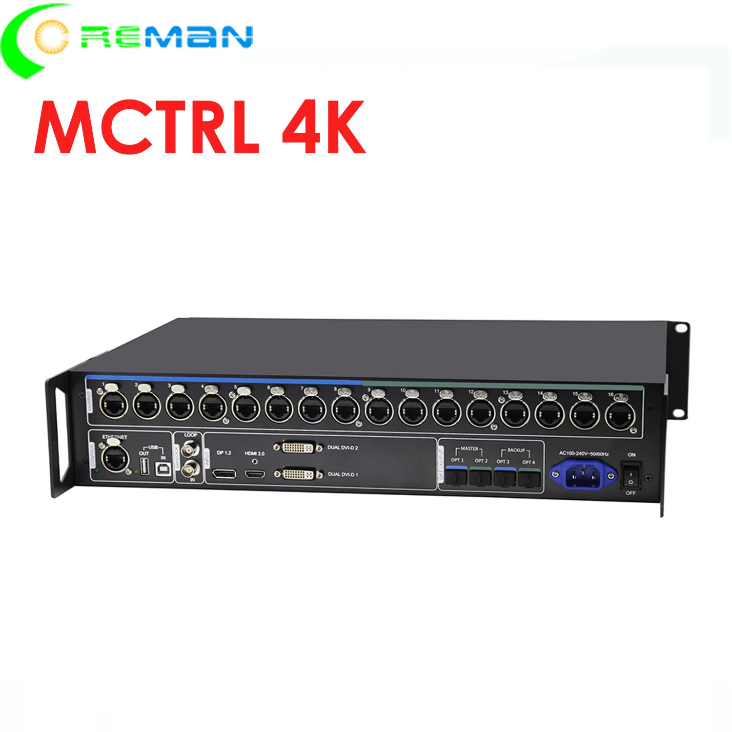 Контроллер для видеосъемки 8K 4K 2K HD светодиодный дисплей карта отправки MCTRL4k 3840x1920