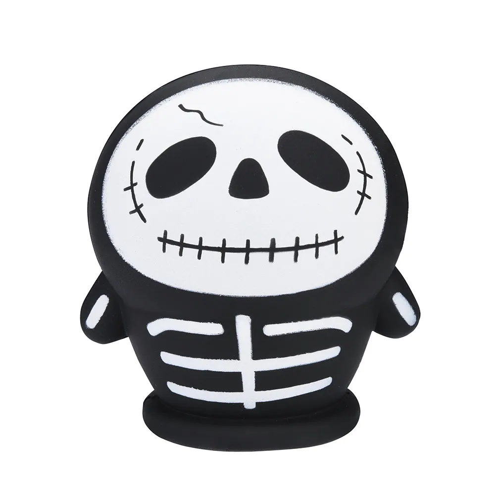 

Kawaii Halloween Skulll Scented Squishies Slow Rising Kids Toys Stress Relief Toy Prop Sensory Squeeze Squishy Antistress Fidget