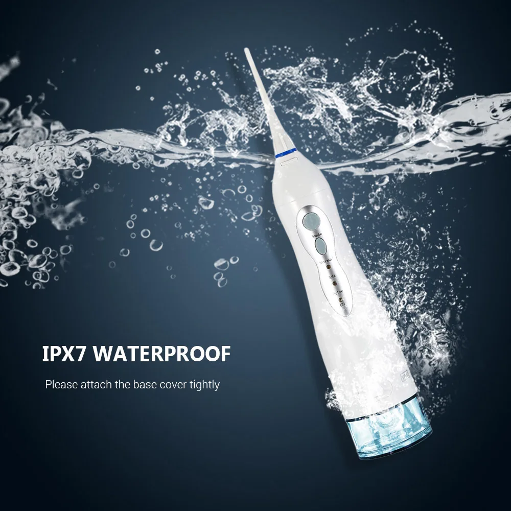 YASI fl-v8plus портативный ирригатор для полости рта 300 мл резервуар для воды USB Перезаряжаемый очиститель зубов Flosser ирригатор для полости рта струя воды