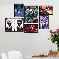 japanese anime tokyo ghoul animation 5d diy diamond painting full drill mosaic picture cross stitch home decor handmade gift
