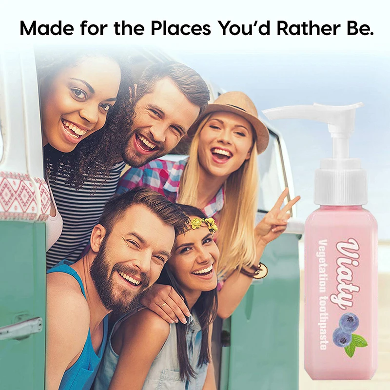 Прессованная зубная паста Viaty удаление пятен отбеливающая борьба с