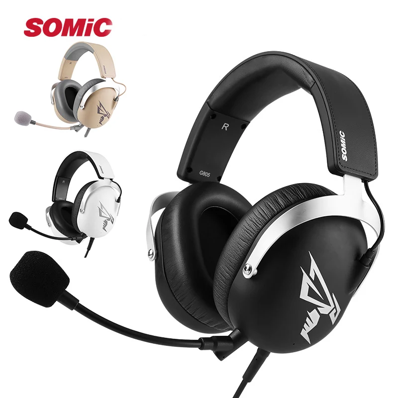 Игровая Гарнитура SOMIC G805 50 мм USB 7 1 виртуальный объемный геймер гарнитура