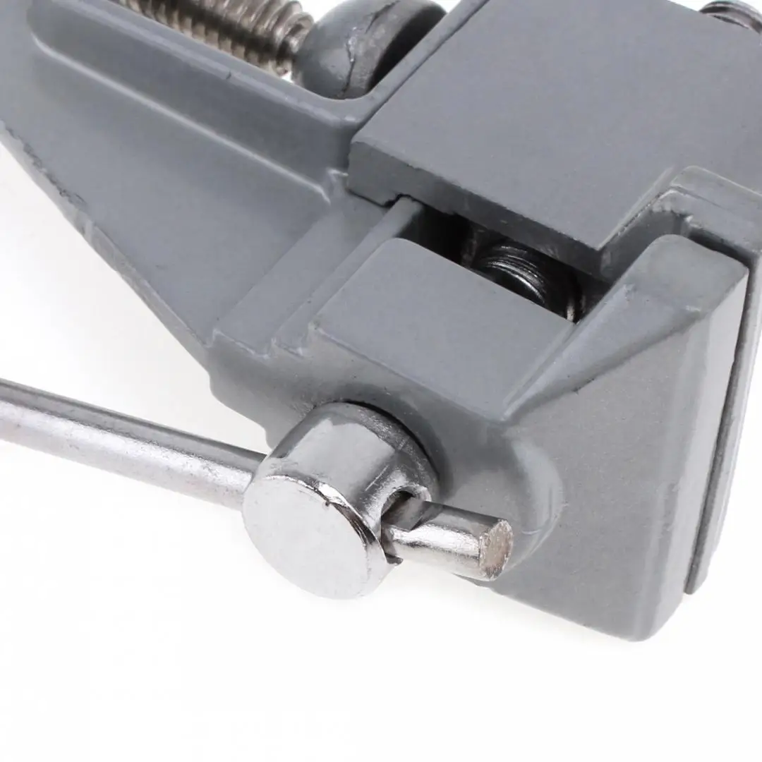 Мини Портативный алюминиевый шнековый стенд тиски с регулируемой ручкой