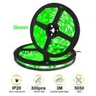 Светодиодная лента 300 SMD 5050, 5 м, светодиодная ленсветильник аемая, 12 В