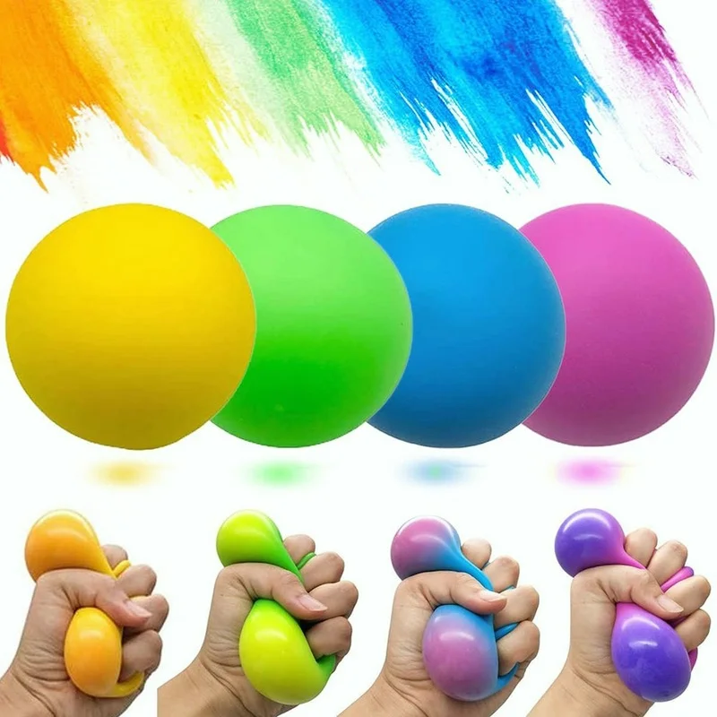 

Pressure Needoh Rainbow Antistress Ball Antistress Change Colour Squeeze Balls Toys for Children Fidget Toy Squishy Stressball