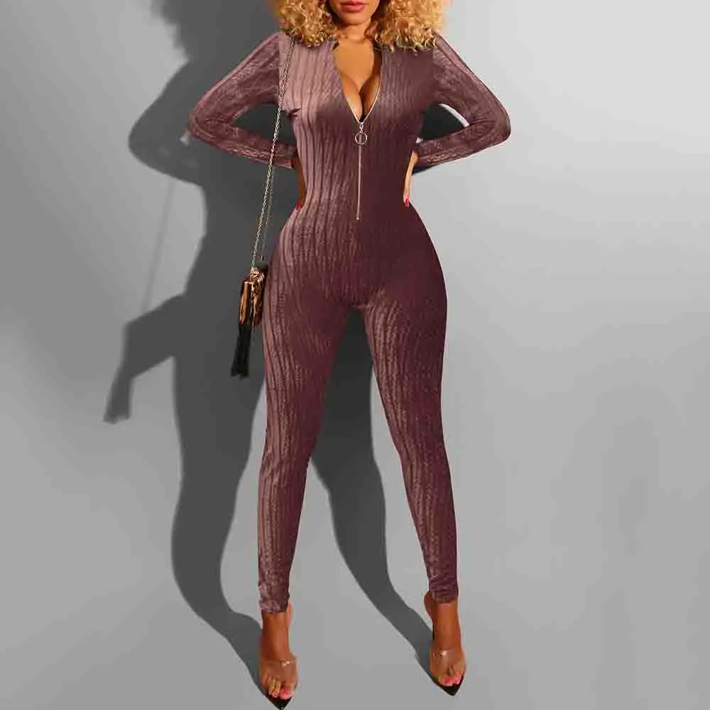 Сексуальная женская ночная Клубная одежда для фитнеса с длинным рукавом