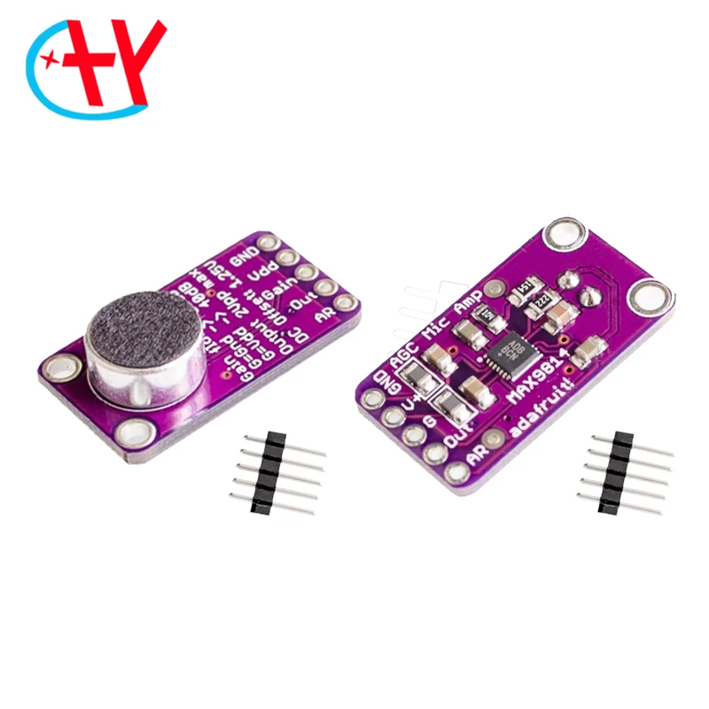 MAX9814 микрофон системная плата модуль датчика звука автоматическое управление