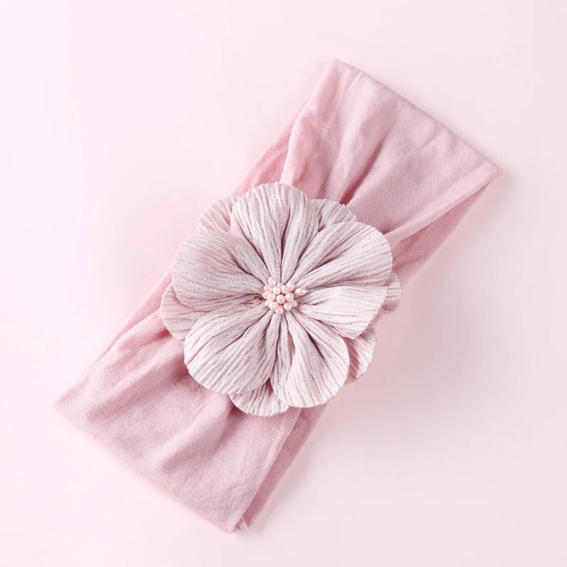 Новорожденный 15 цветов хлопок цветок головная повязка для головной убор девочки