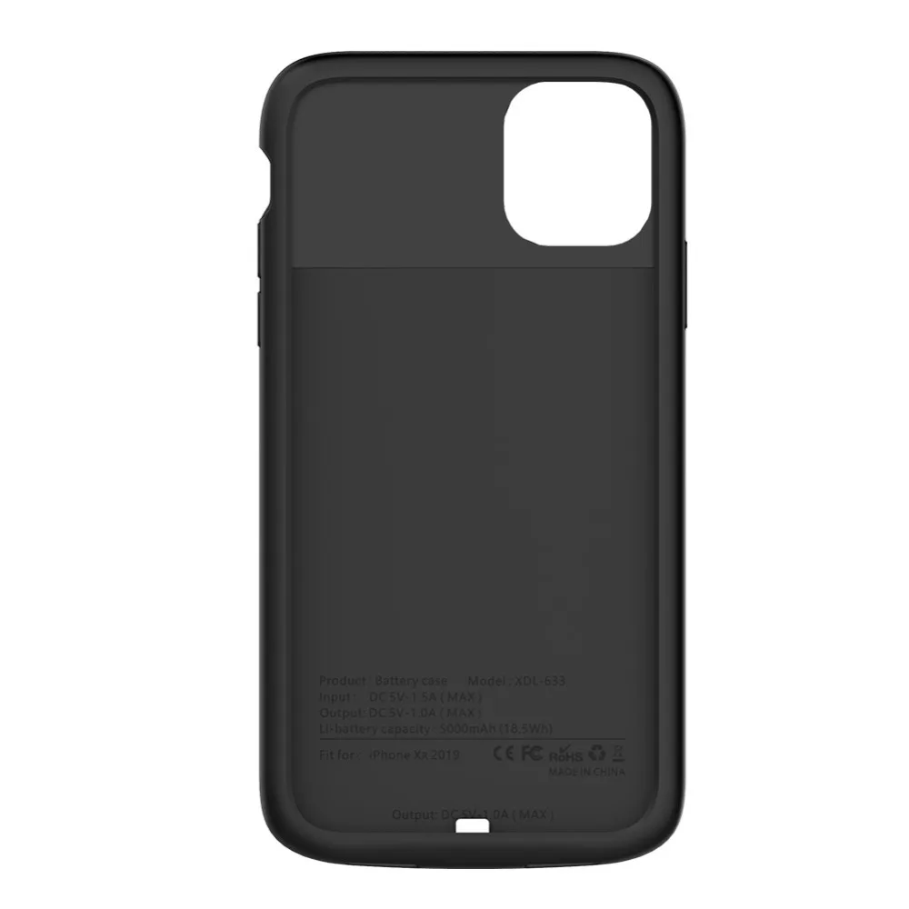 4800 мАч для iPhone 11 Pro Чехол для зарядного устройства ультратонкий портативный банк питания для iPhone 11 Pro