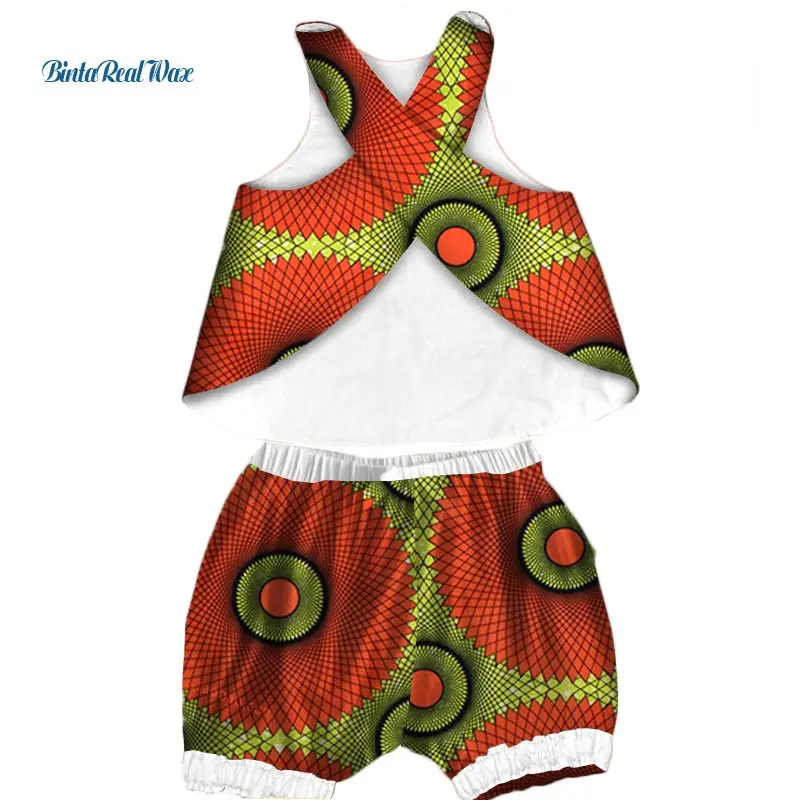 Комплект из топа и штанов с принтом в африканском стиле для мальчиков девочек