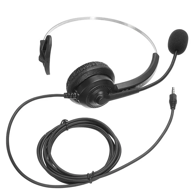 Профессиональная Проводная гарнитура 3 5 мм наушники с шумоподавлением и