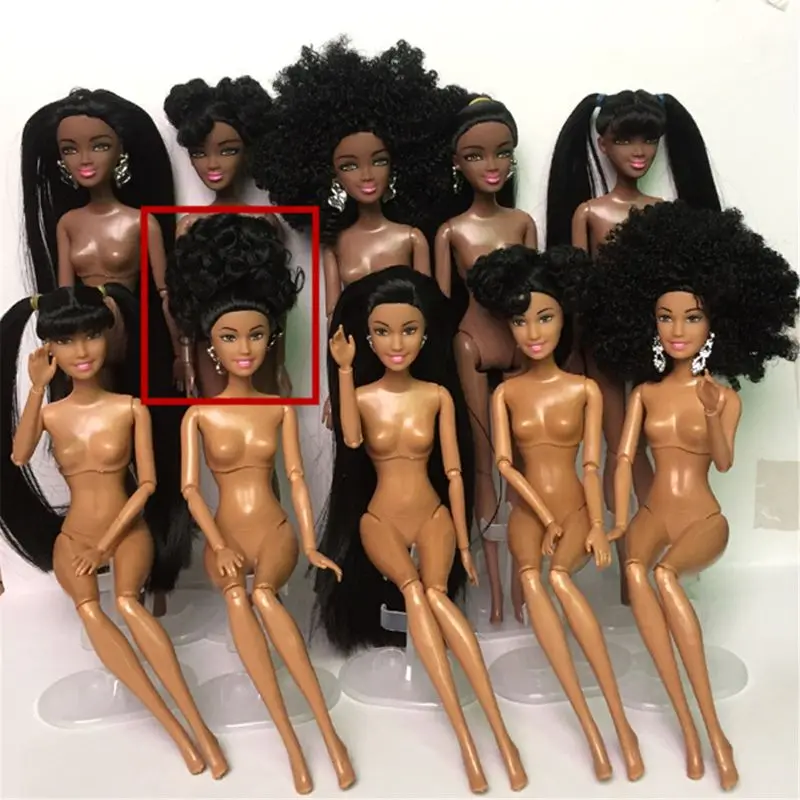 

Toy African doll American Doll Accessories Body Joints Can Change Head Foot P31B