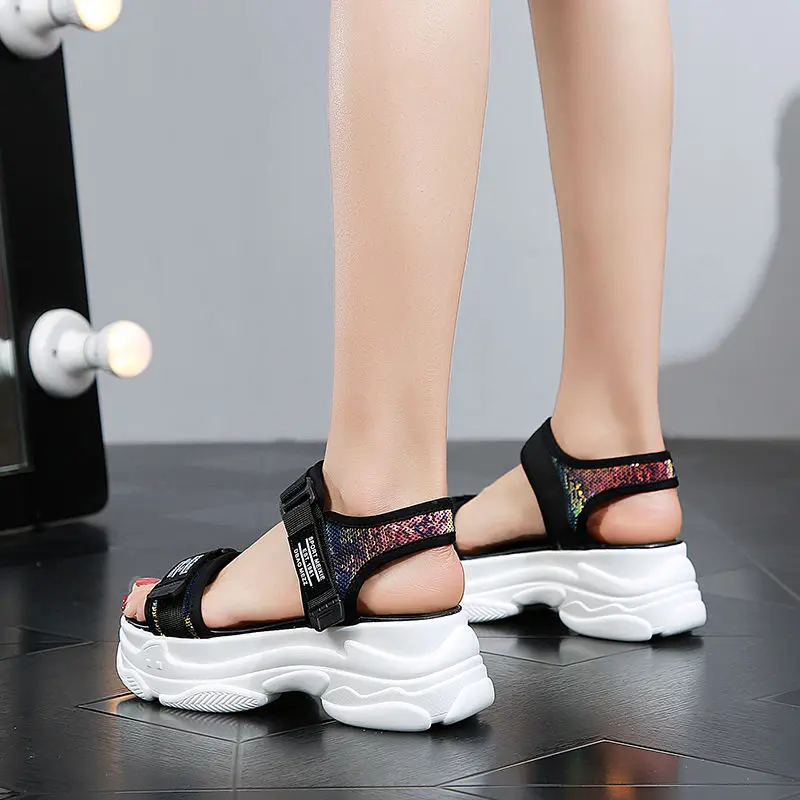 

Platform Sandals 2021 Summer New Height Increasing Leisure Women's Shoes Student Women Sandals Shoes for Women