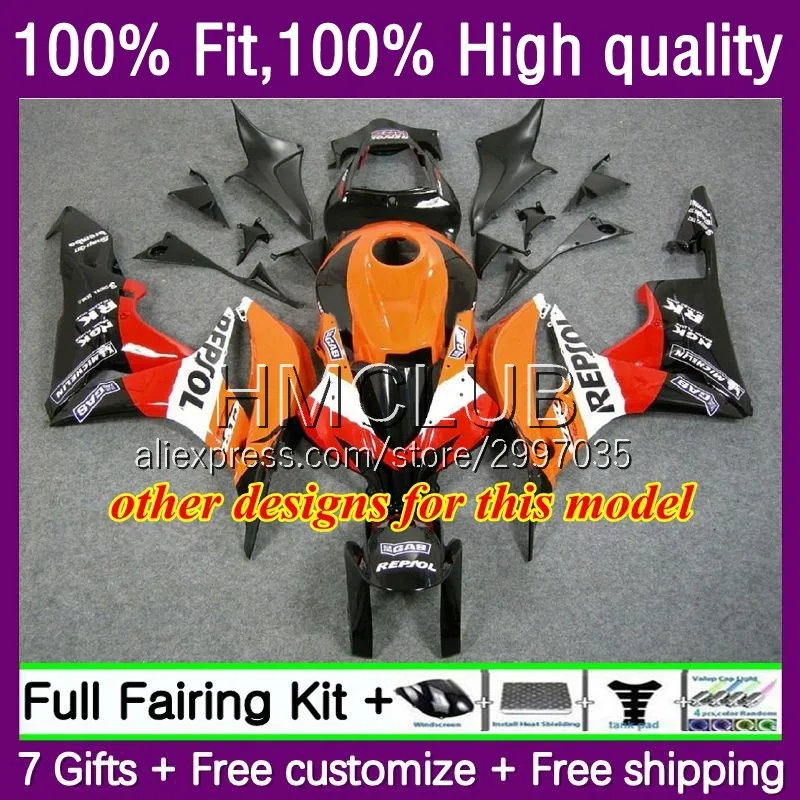 Корпус инжектора для HONDA CBR600RR Movistar Blue CBR600 600 RR CC F5 07 08 5No.12 CBR600F5 CBR 600CC 600RR 2005 2006 OEM