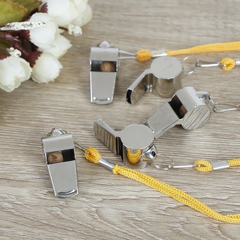 1 шт. Металлический Стальной свисток для спорта на открытом воздухе Баскетбол