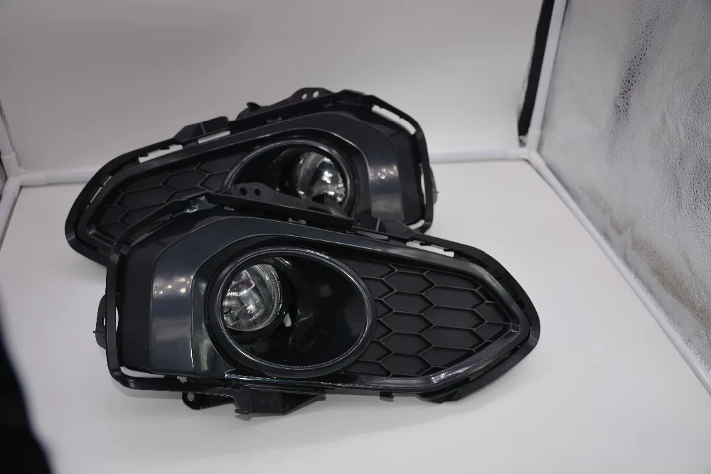 

Eosuns Halogen Fog Lamp with Wires Harness Relay, Switch, Fog Lamp House and Frame Cover Complete Kit for Honda Jazz Fit 2017