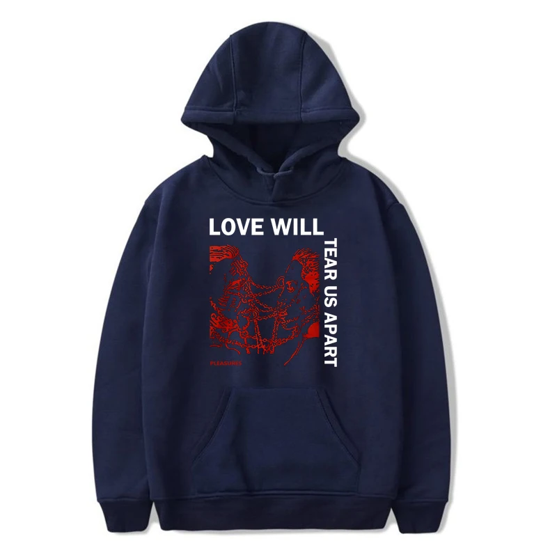 Мужская толстовка с надписью Lil Peep Love Will уличная одежда большого размера в стиле