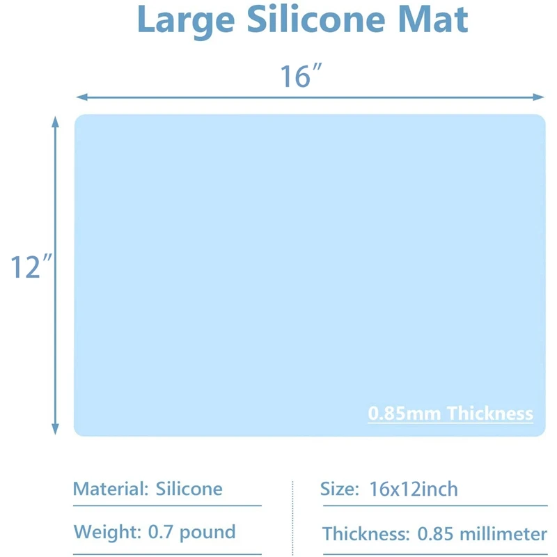 4Pcs Silicone Mats For Kitchen Counter Large Countertop Protector 16X12inch Nonskid Heat Resistant Desk Saver Pad | Дом и сад