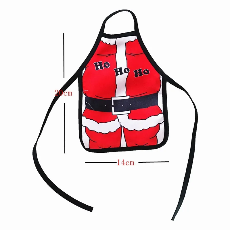 Маленький фартук крышка для бутылки вина Рождественская сексуальная женская