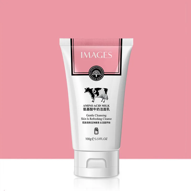 Средство для очищения кожи лица с аминокислотой осветляющее увлажняющее