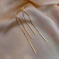 tassel earrings 925 silver metal alloy jewelry earings fashion jewelry earring korean earrings trendy earing fashion jewelry