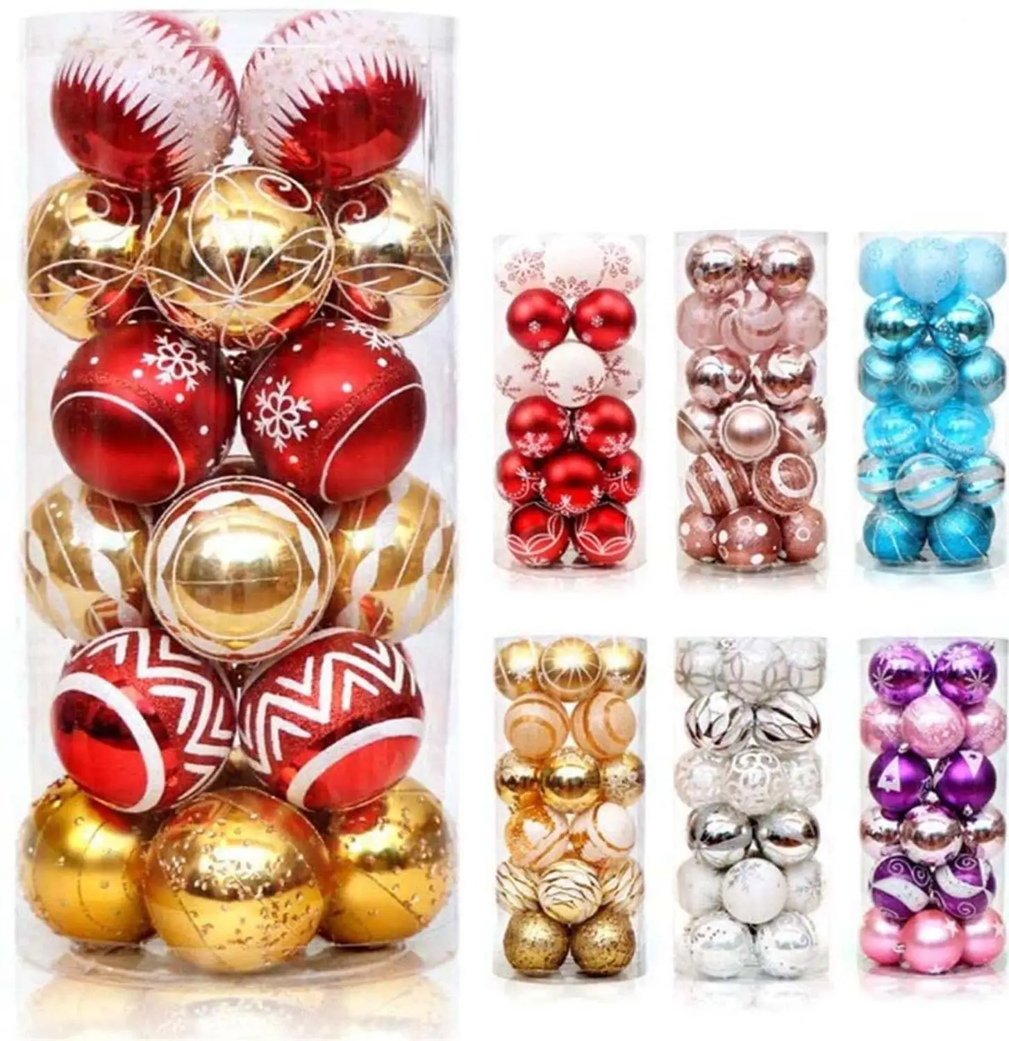 24 шт. Рождественские шары украшения Рождественская елка подвесные для праздника
