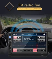 2 din car radio 7 hd player mp5 touch screen digital display bluetooth compatible usb 2din autoradio car backup monitor