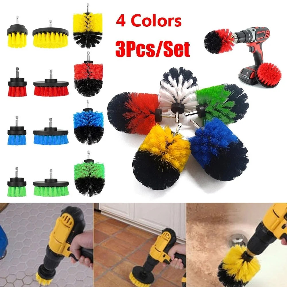 Набор щеток для дрели 4 цвета 3 шт.|Аксессуары электроинструментов| |