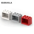 Специальный кирпичный шкаф Guduola, 2x3x2, со встроенными шпильками (92410), конструкция MOC, детали для обучающих игрушек сделай сам, 20 шт.лот