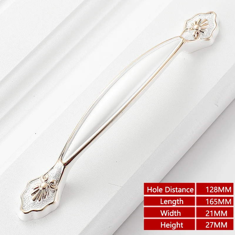 

Ручки для шкафов YUTOKO белые цинковые