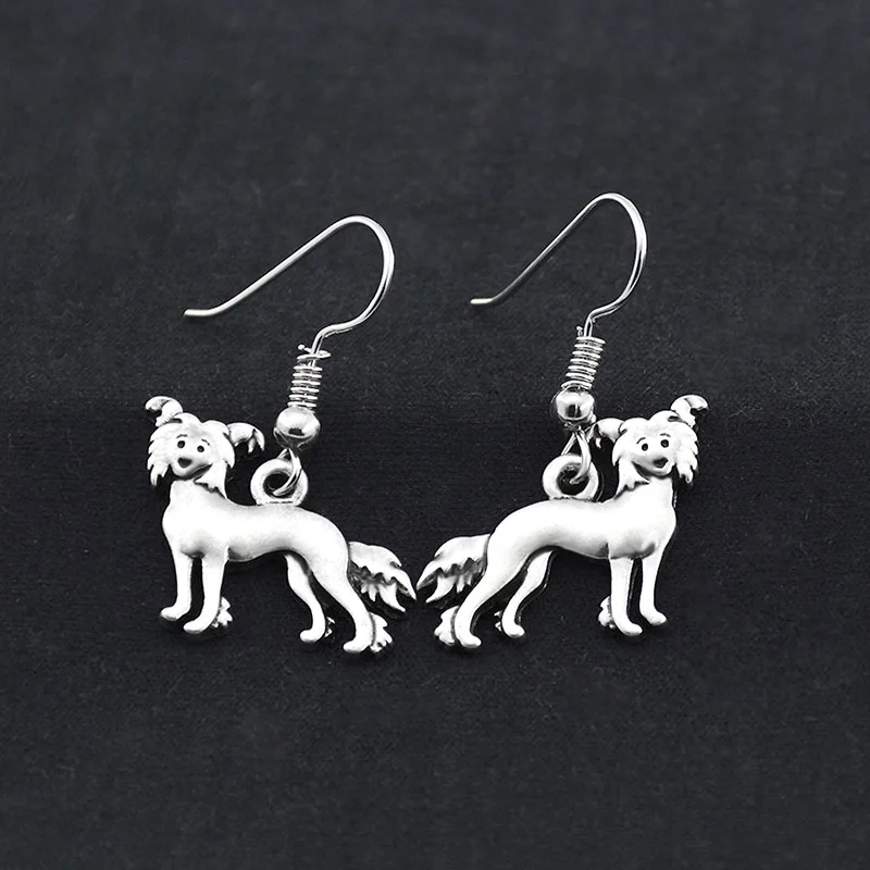 Китайские серьги капельки Fei Ye в форме лап большие длинные для женщин модные