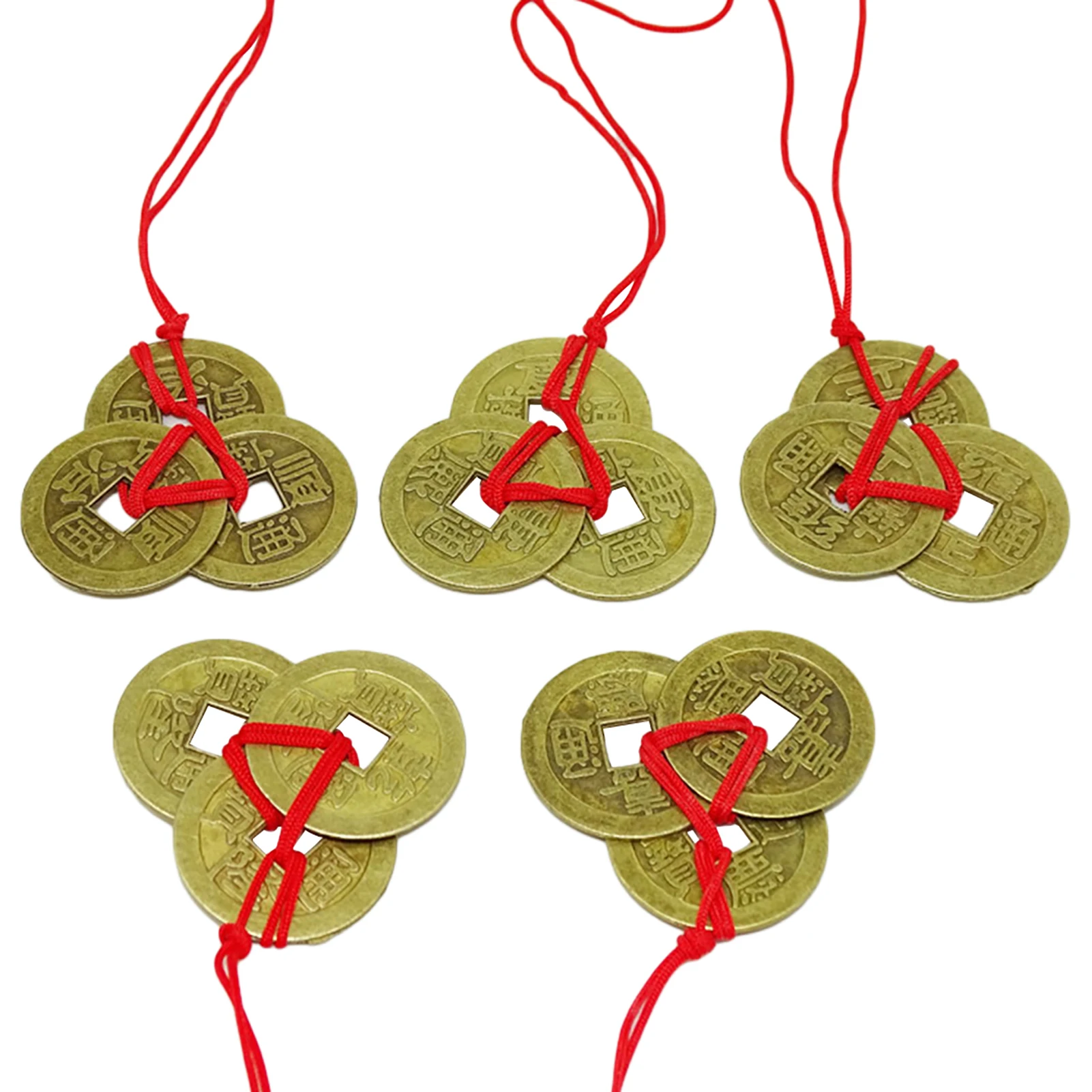 5 шт. 1 дюйм Китайский Фортуна монеты офис Лаки коллекция салона традиционные