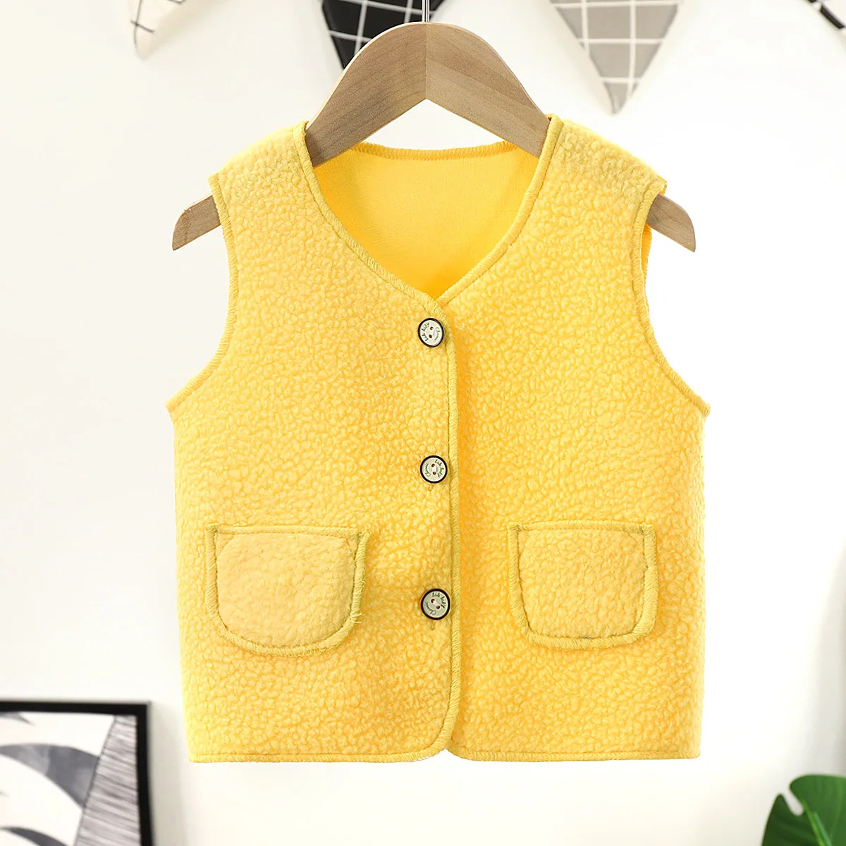 _ Осенне-зимний детский жилет меховой для девочек и мальчиков детские куртки