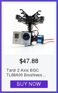 Tarot T2-2D 2 оси Бесщеточный шарнир для Gopro Hero 4/3+/3 TL2D01 DIY Дрон FPV