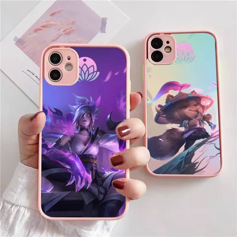 

League of Legends LOL Phone Case For iphone 13 12 11 xr xs x 7 8 pro max Plain Soft TPU Silicone Clear Case Cover