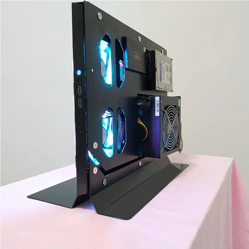 Портативный мини чехол для материнской платы MATX настольный сделай сам с открытым