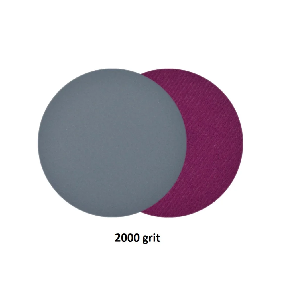 

5pcs 1000-5000 grit sand paper 3in 75mm Silicon carbide waterproof sandpaper hook loop abrasive papers for Wood sanding